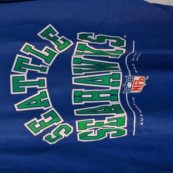 VTG NFL Seattle Seahawks 90s t-shirt NWT football pro line authentic logo - Picture 2 of 6